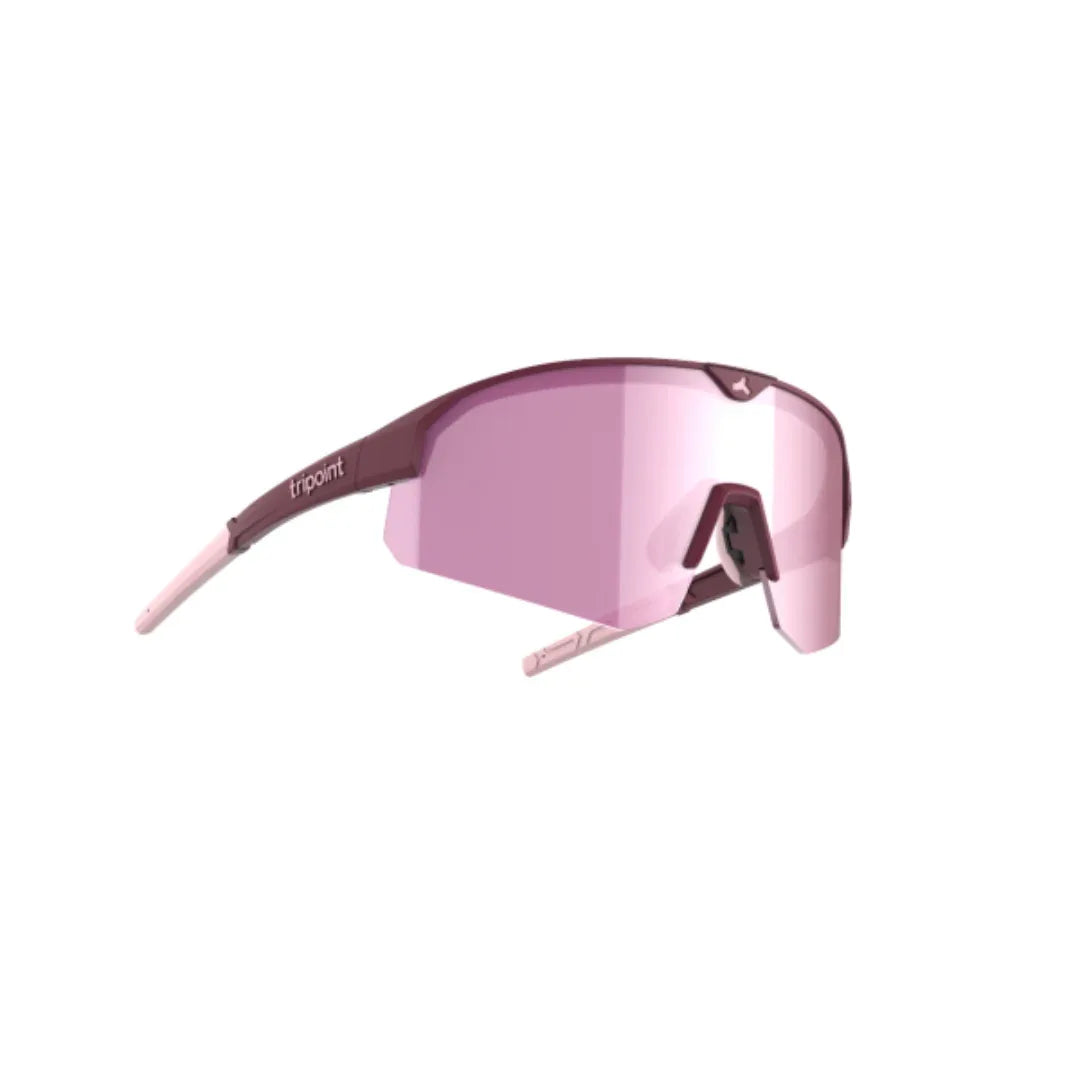 Tripoint Mount Mist Matt Burgundy Brown with Pink Multi Lens - Urheilulasit - Urheilu Pajala