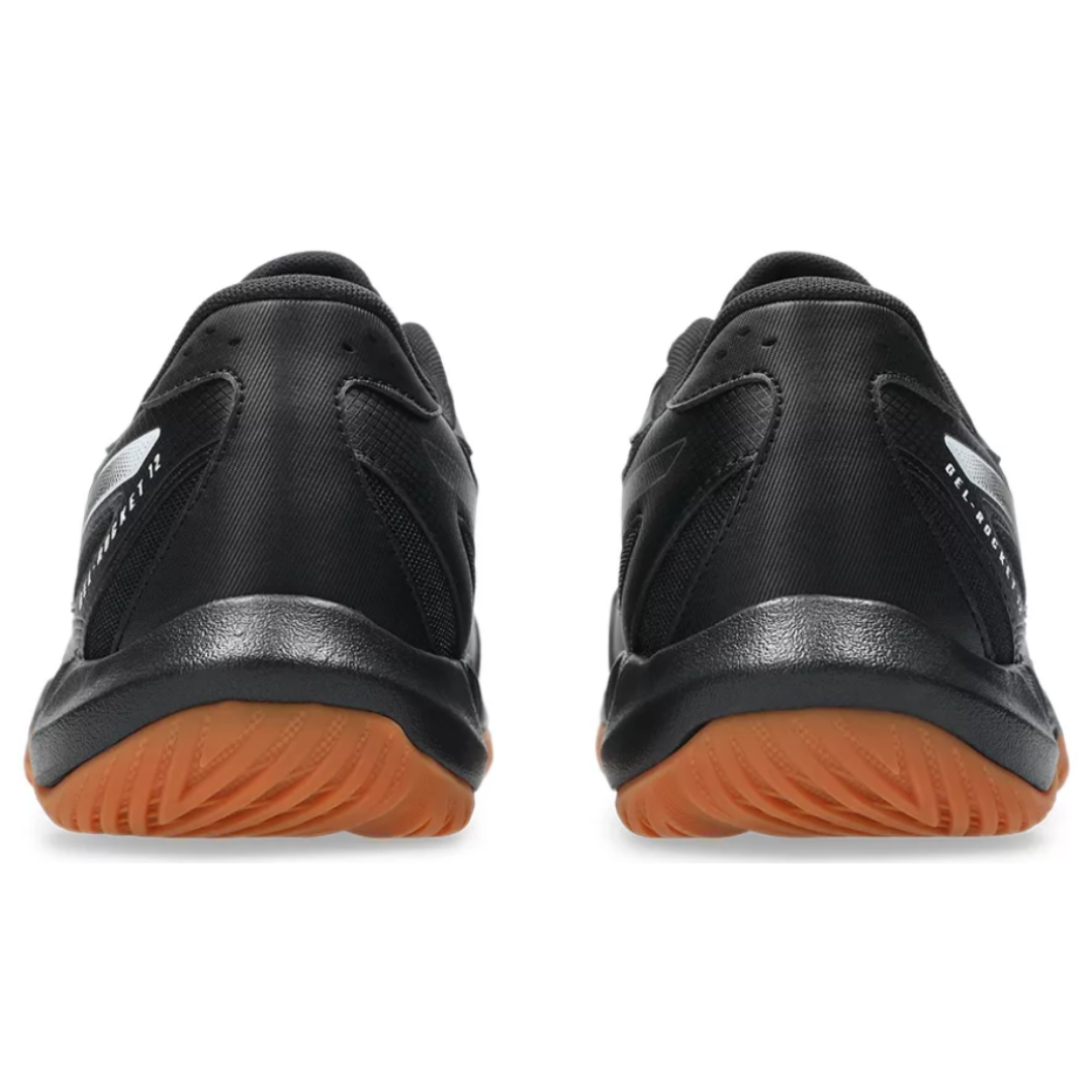 ASICS GEL-ROCKET 12 miesten sisäpelikengät Black Gunmetal musta harmaa