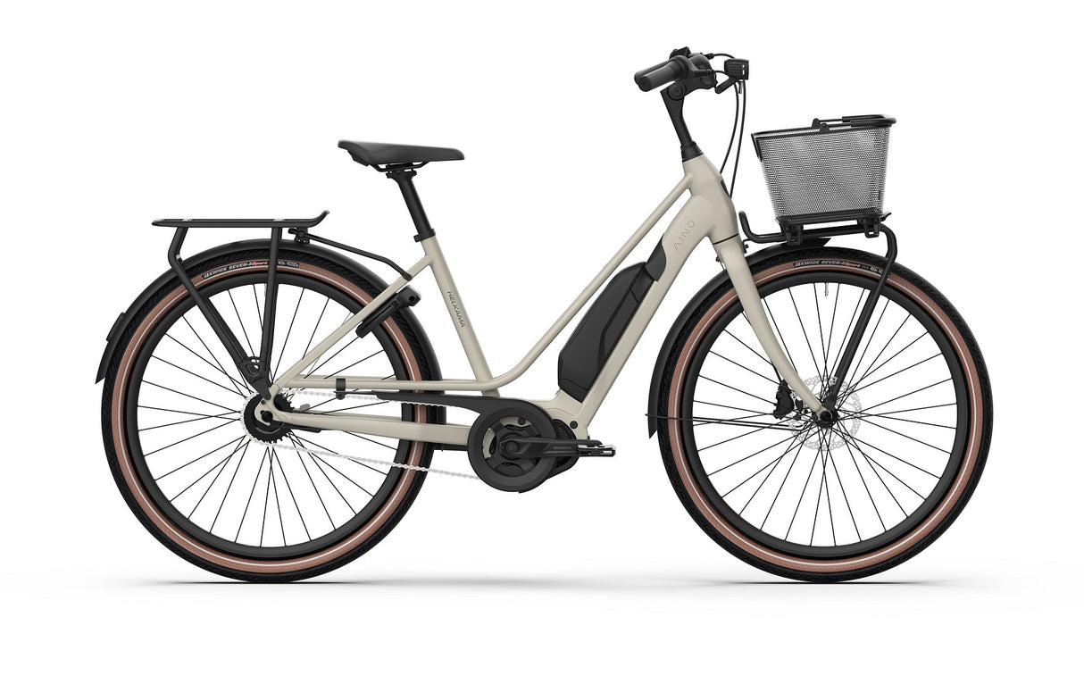 Helkama e‑Aino 5v 27.5" sähköpyörä tyylikäs ja helppokäyttöinen kaupunkikumppani- Urheilu Pajala Oy