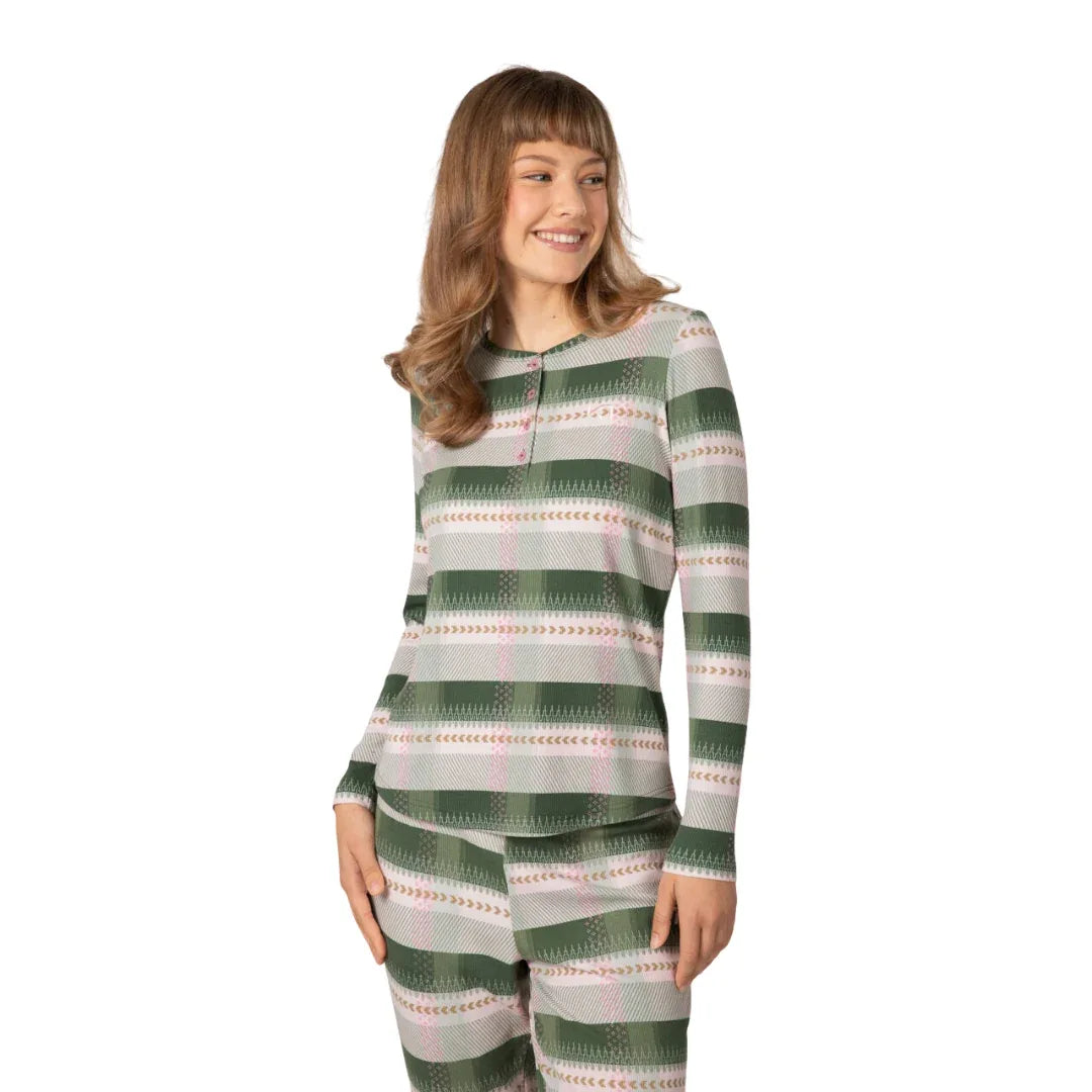 Kari Traa Kari PJ longsleeve naisten pyjamapaita - Urheilu Pajala
