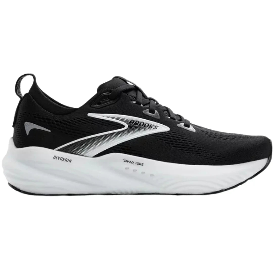 Brooks Glycerin 22 - Miesten juoksukengät - black grey white - Urheilu Pajala