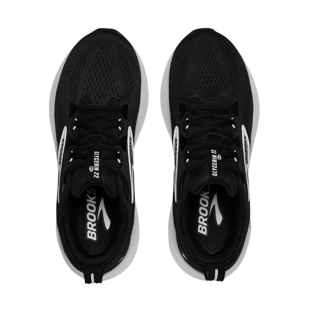 Brooks Glycerin 22 - Miesten juoksukengät - black grey white