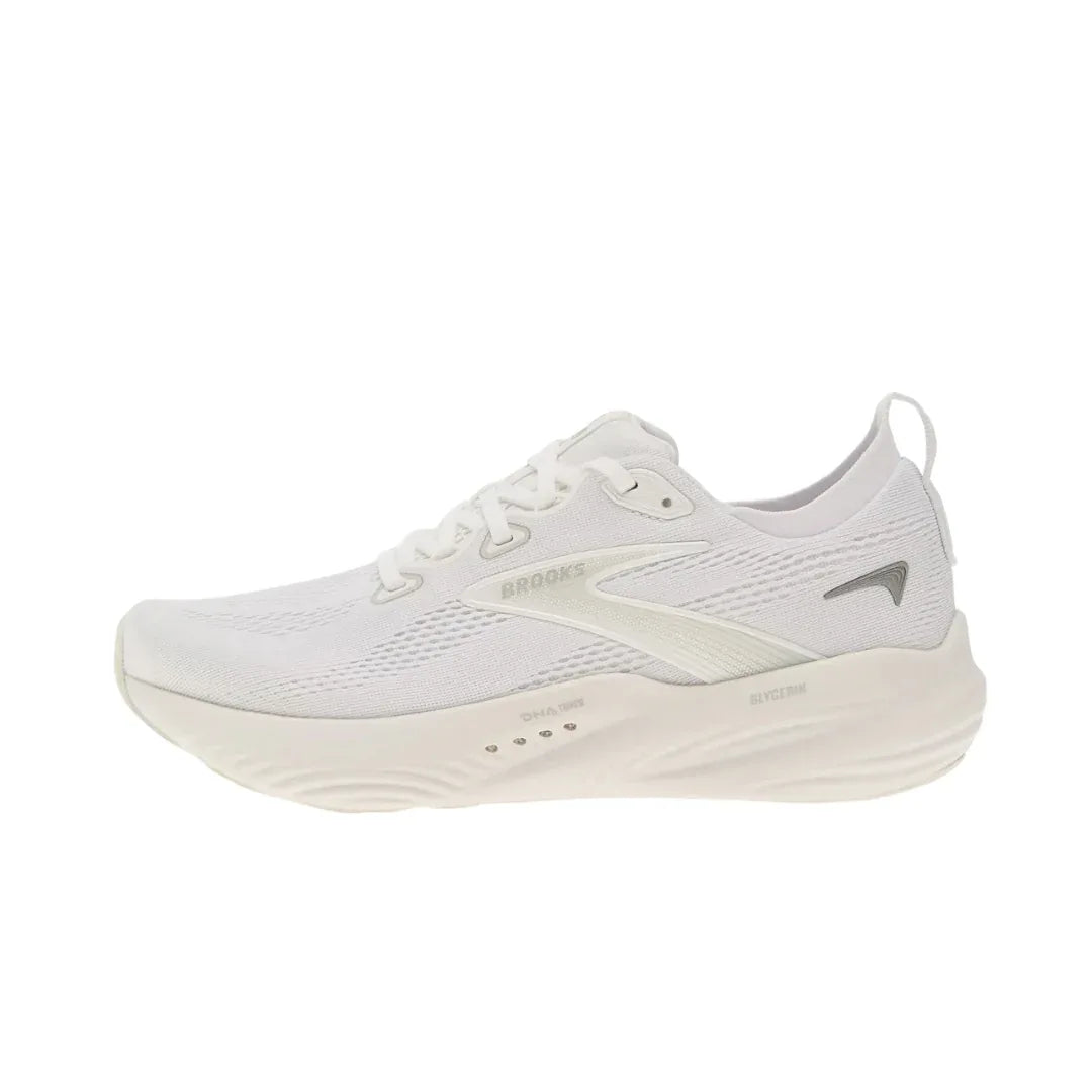 Brooks Glycerin 22 W - Naisten juoksukengät - white white grey - Urheilu Pajala