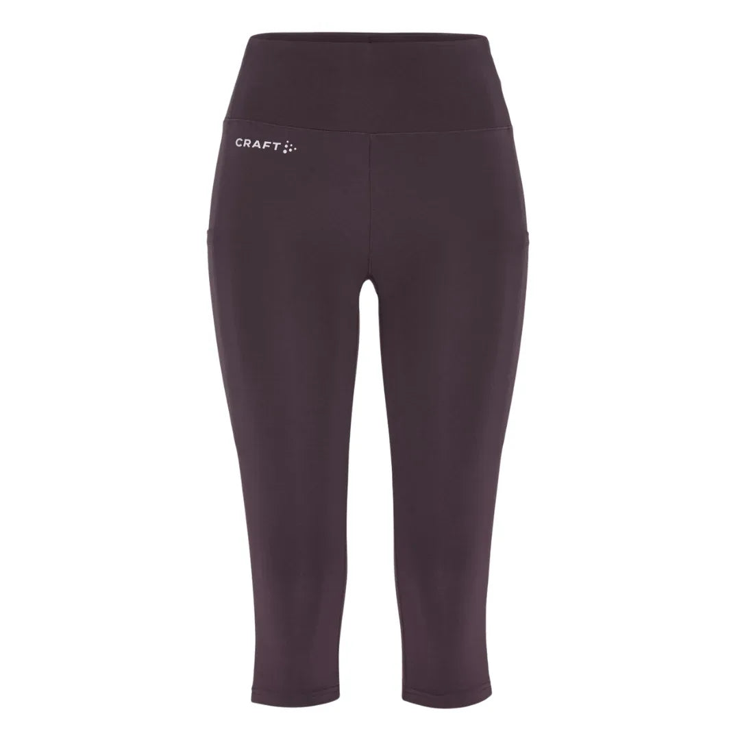 Craft ADV Essence Capri Tights 2 W Dk Plum Naisten Trikoot - Urheilu Pajala