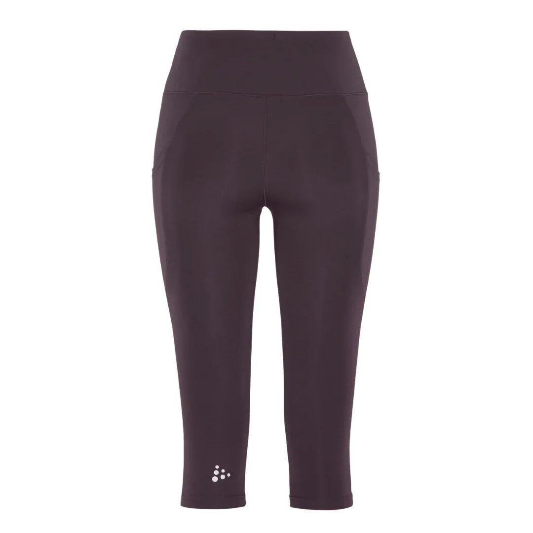 Craft ADV Essence Capri Tights 2 W Dk Plum Naisten Trikoot - Urheilu Pajala