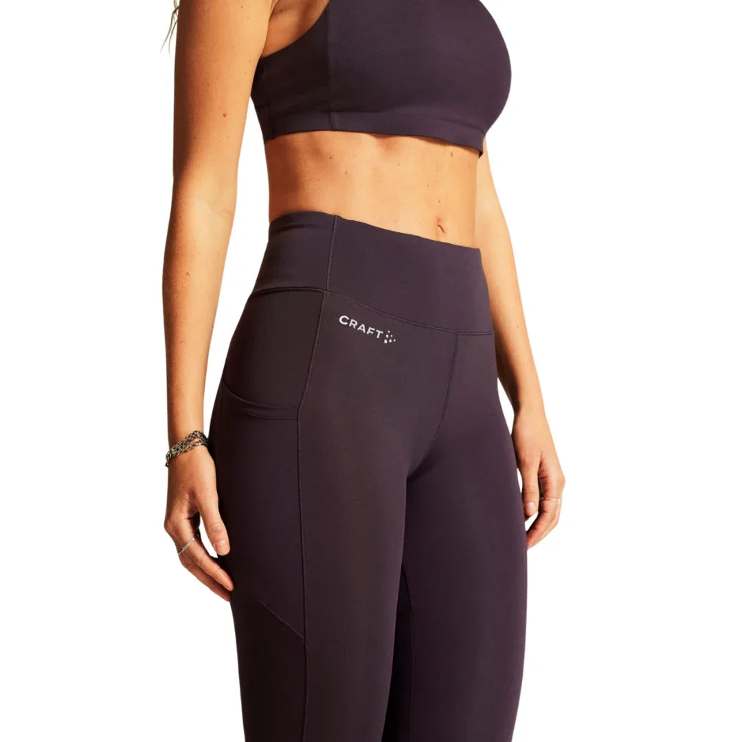 Craft ADV Essence Capri Tights 2 W Dk Plum Naisten Trikoot - Urheilu Pajala
