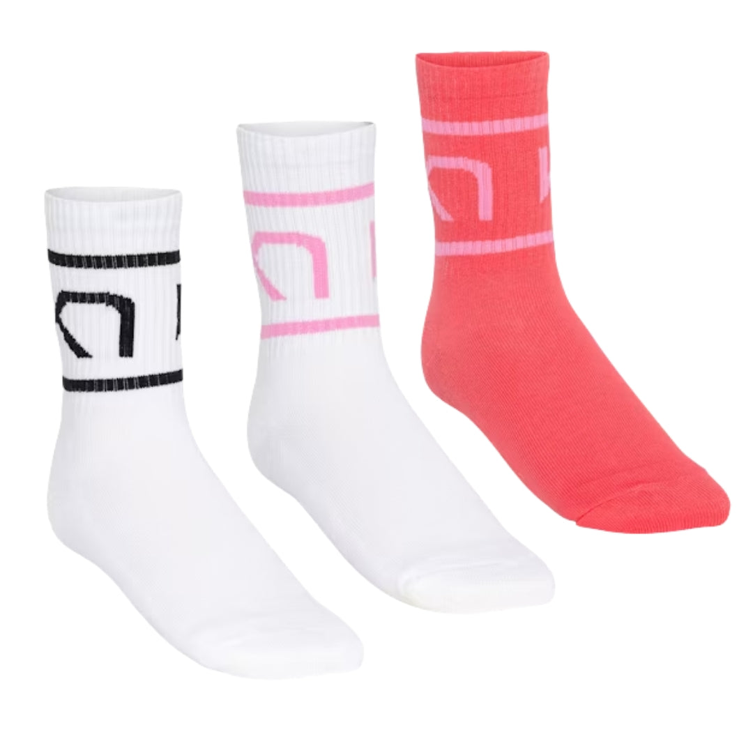 Kari Traa Tennissukka 3 paria vaaleanpunainen