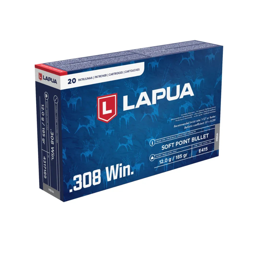 Lapua 308 Win Mega 12g patruuna - Urheilu Pajala