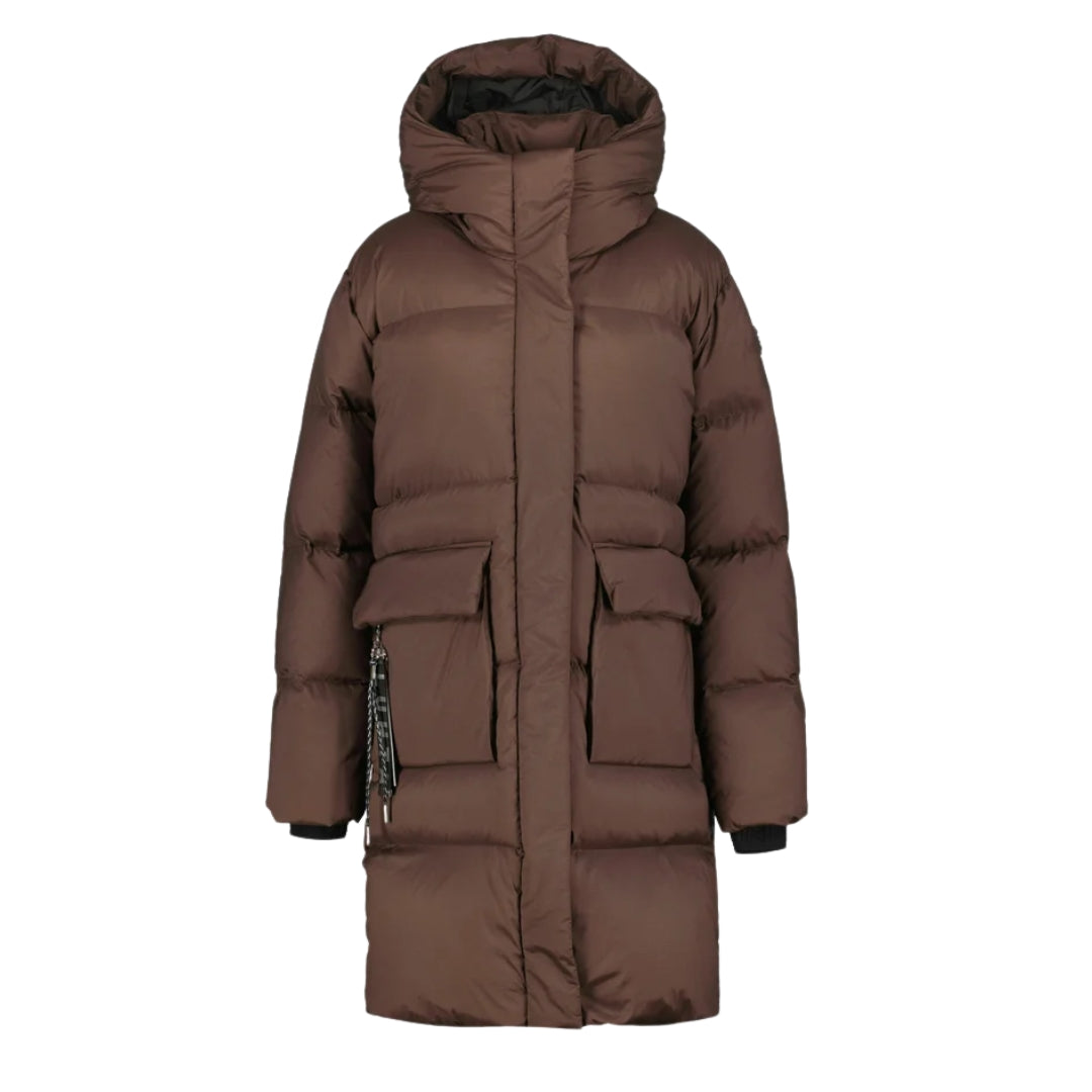 Luhta Inari - naisten keinountuvatakki, ruskea