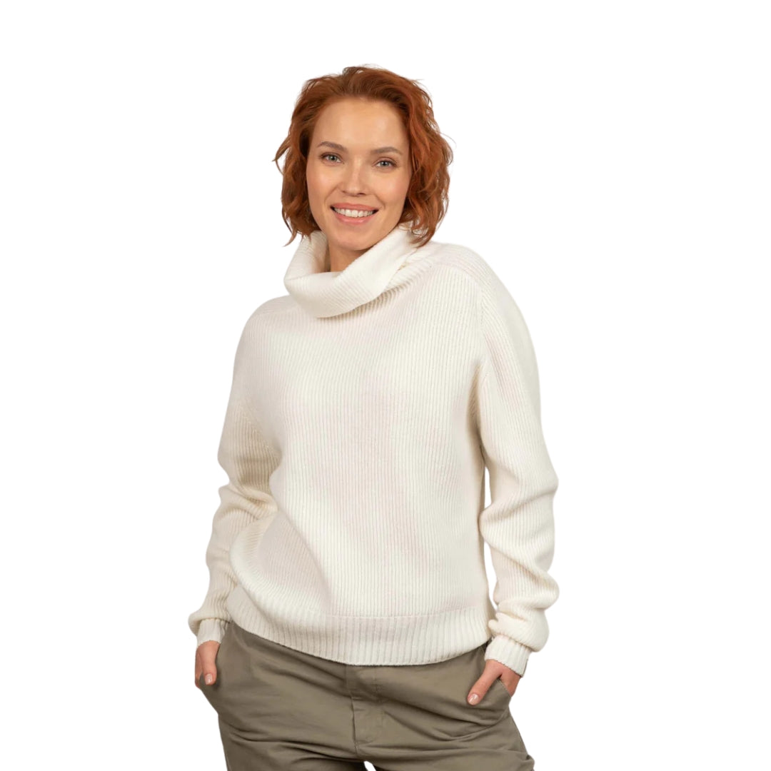 North Outdoor Kieppi naisten merinovillapaita - lumenvalkoinen