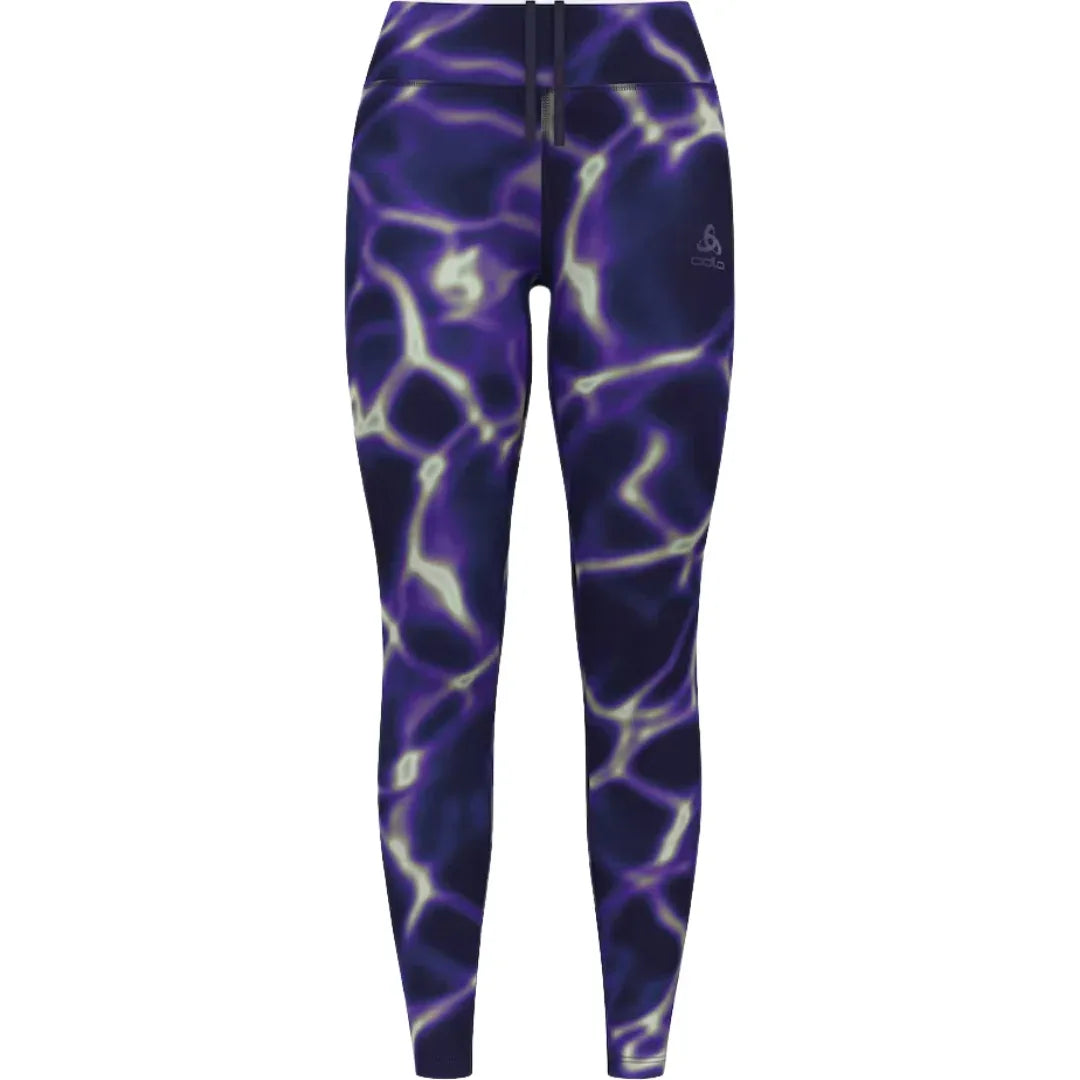 Odlo Zeroweight Print Tights - Naisten juoksutrikoot - Urheilu Pajala