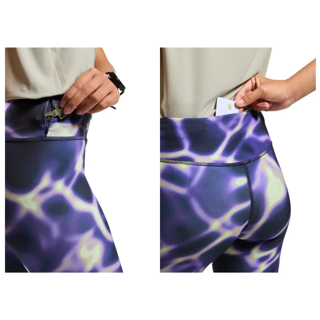 Odlo Zeroweight Print Tights - Naisten juoksutrikoot - Urheilu Pajala