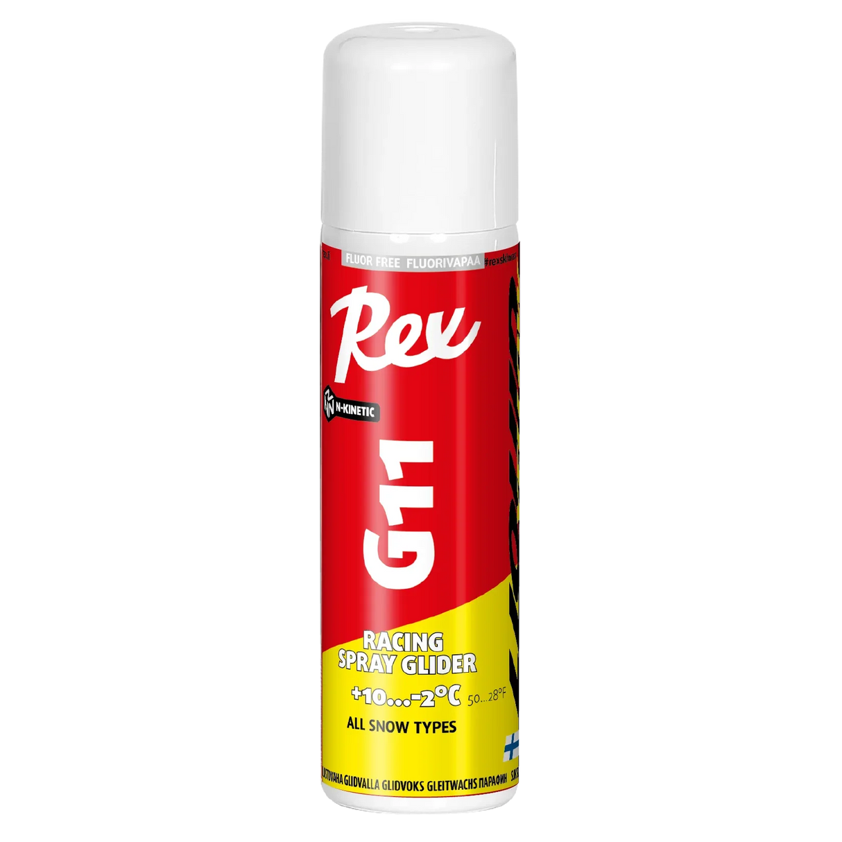 Rex G11 Yellow Spray Glider 150ml +10...-2°C - Urheilu Pajala
