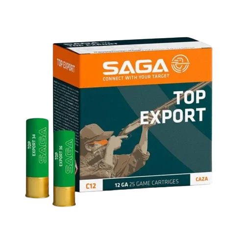 Saga Top Export 12/70 34g haulikon patruuna - Urheilu Pajala