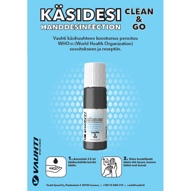 VAUHTI Clean & Go käsidesi 100ml