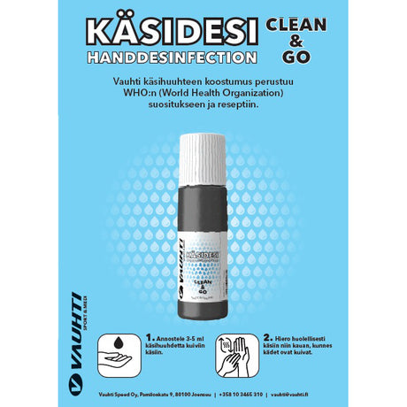 VAUHTI Clean & Go käsidesi 100ml