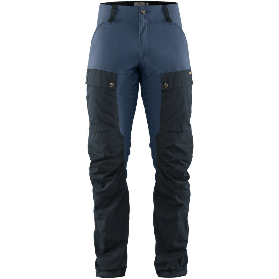Fjällräven Keb trousers Reg Miesten housut Dark Navy-Uncle Blue