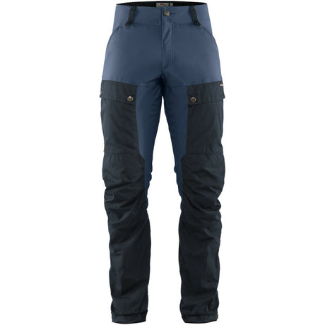 Fjällräven Keb trousers Reg Miesten housut Dark Navy-Uncle Blue