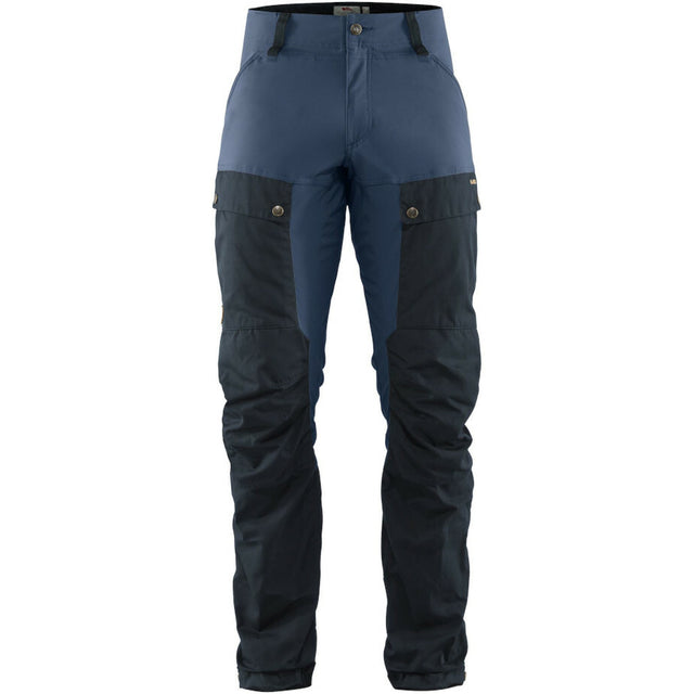 Fjällräven Keb trousers Reg Miesten housut Dark Navy-Uncle Blue