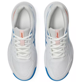 ASICS GEL-DEDICATE 9 GS lasten sisäliikuntakengät värissä valkoinen/ sininen.