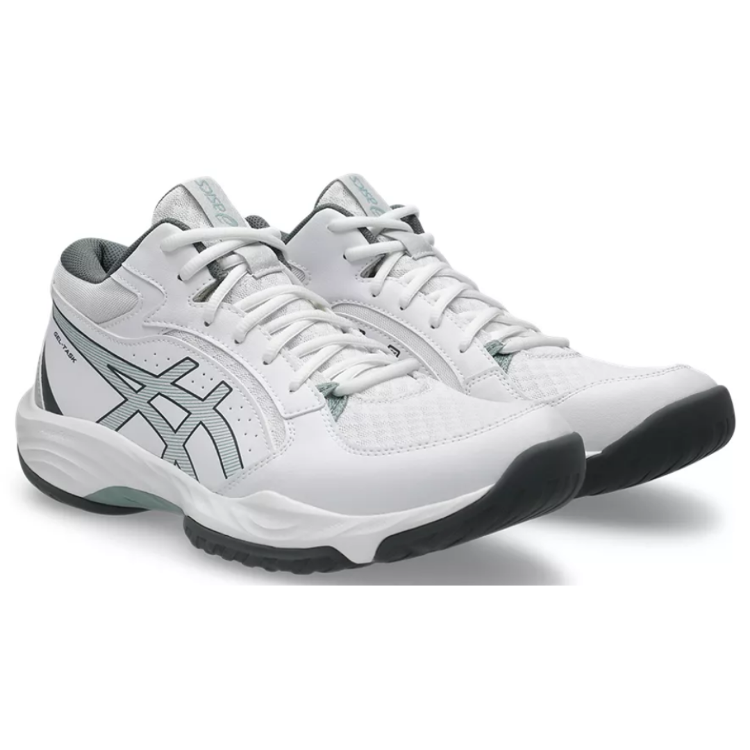 ASICS GEL-TASK MT 5 sisäpelikengät White Ocean Haze valkoinen korkeavartinen malli