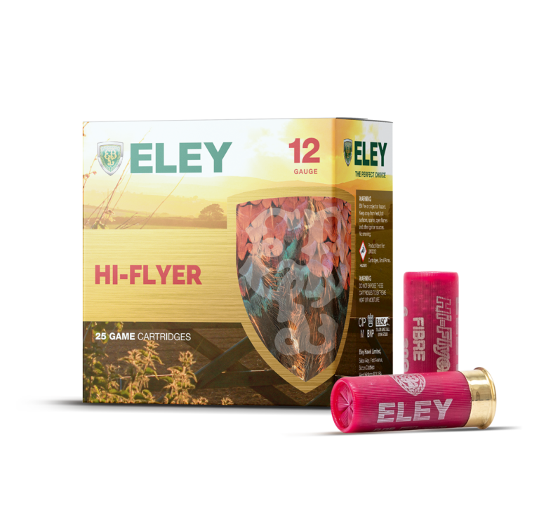 Eley Hi Flyer on erinomainen valinta metsästäjälle, joka arvostaa laadukasta haulikonpatruunaa, tasaista suorituskykyä ja tehokasta haulikuviota. Patruuna tarjoaa hyvän yhdistelmän nopeutta, osumatehoa ja käyttömukavuutta sekä soveltuu monipuolisesti suomalaisiin metsästysolosuhteisiin. Se on suosittu vaihtoehto niin aktiivisille pienriistan metsästäjille kuin satunnaisillekin käyttäjille.