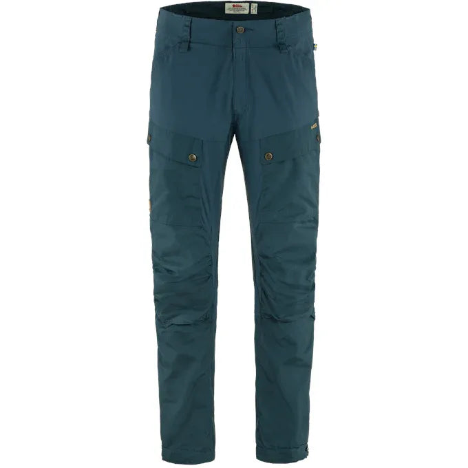 Fjällräven Keb trousers Reg Miesten housut Mountain Blue - Urheilu Pajala