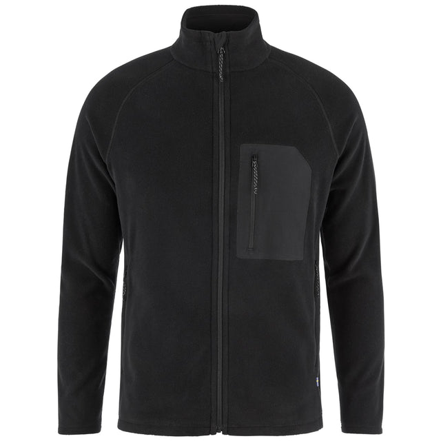 Fjällräven Kaipak Fleece M on kevyt ja lämmin miesten fleece, joka on suunniteltu retkeilyyn, vaellukseen ja aktiiviseen ulkoiluun. Kierrätetystä polyesteristä valmistettu Polartec fleece tarjoaa lämpöä ilman tarpeetonta paksuutta, joten Kaipak Fleece M toimii erinomaisesti välikerroksena erilaisissa sääolosuhteissa.