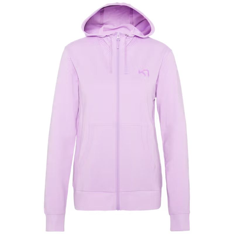 Kari Traa Kari Hoodie on pehmeä ja mukava naisten vetoketjullinen huppari arkeen, vapaa-ajalle ja aktiiviseen elämäntyyliin. Puuvilla-polyesterisekoitteinen materiaali tuntuu miellyttävältä päällä, ja joustava rakenne lisää käyttömukavuutta. Säädettävä huppu, vetoketjullinen etuosa ja tilavat käsitaskut tekevät hupparista käytännöllisen jokapäiväiseen käyttöön.