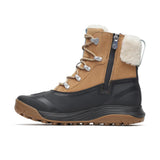 Merrell Siren 4 Thermo Mid Zip Waterproof on naisten vedenpitävä ja lämmin talvivaelluskenkä, joka on suunniteltu talvisille kävelyille, retkille ja liukkaille ulkoilureiteille. Korkeampi varsi suojaa nilkan aluetta, ja sisäsivun vetoketju helpottaa kenkien pukemista.