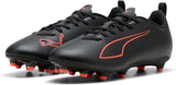 Puma ULTRA 6 PLAY FG/AG Nuorten Jalkapallokengät musta punainen