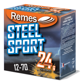 Remes SteelSport by Nobel Sport 12/70 24 g on laadukas teräshaulikonpatruuna, joka on suunniteltu aktiiviseen savikiekkoammuntaan, harjoitteluun ja kilpailukäyttöön. Kevyempi 24 gramman lataus vähentää rekyyliä, mahdollistaa nopean toisen laukauksen ja tarjoaa miellyttävän ampumakokemuksen pitkissäkin harjoituksissa.