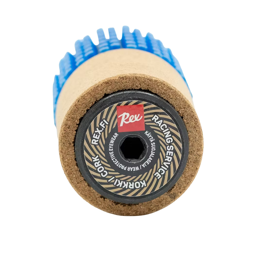 Rex Rotoharja pehmeä sininen + korkki 140mm
