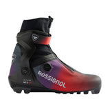 Rossignol X-IUM WCS Skate BOA MV luisteluhiihtomonot musta, punainen ja lila.
