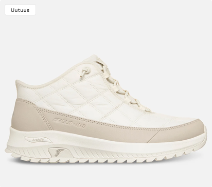 Skechers Slip-ins Arch Fit Discover Ravine Rush on lämmin ja helposti puettava kenkä. Arch Fit -tuki, Thinsulate-vuori ja vettä hylkivä päällinen.