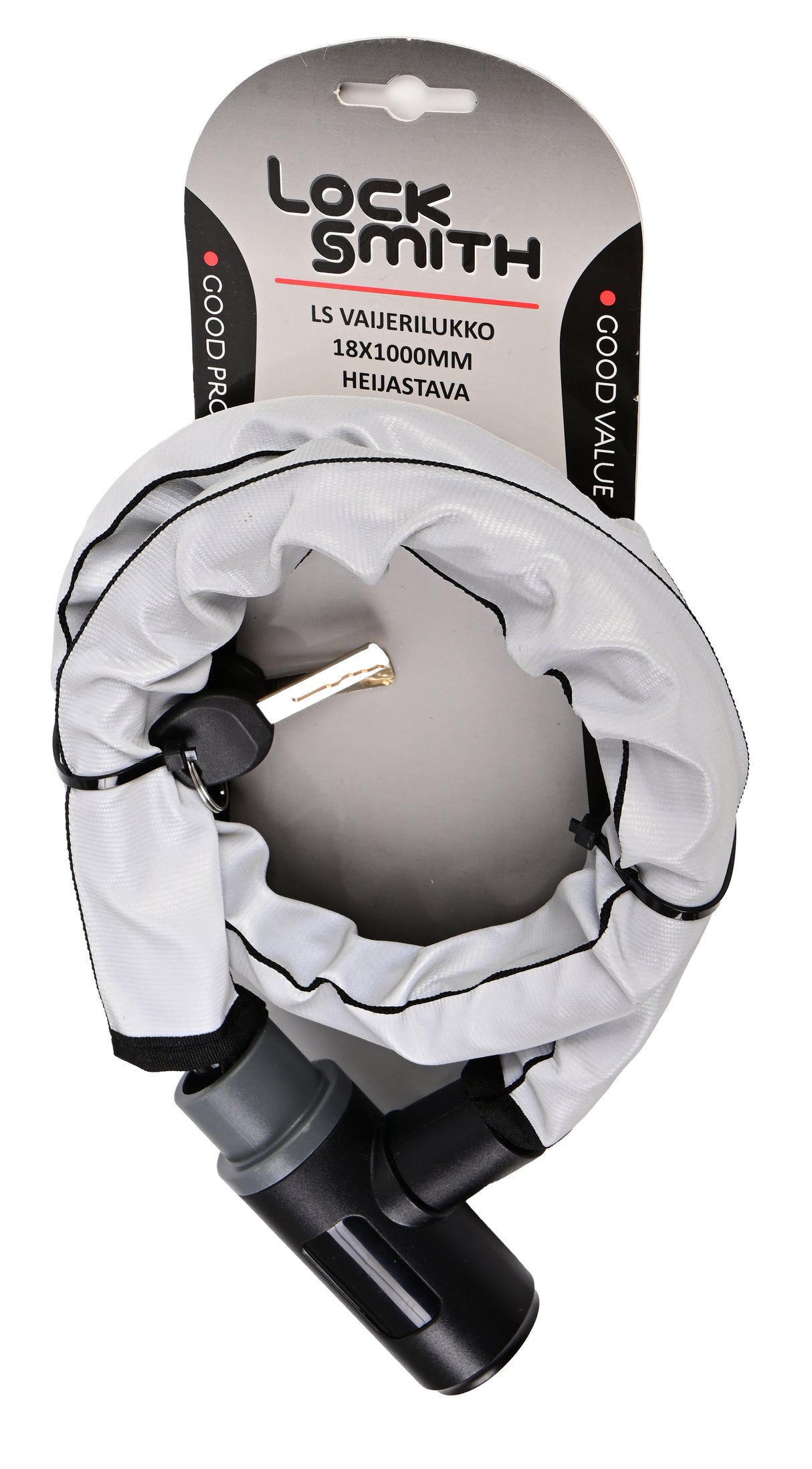 LS Vaijerilukko 18x1000mm Heijastava