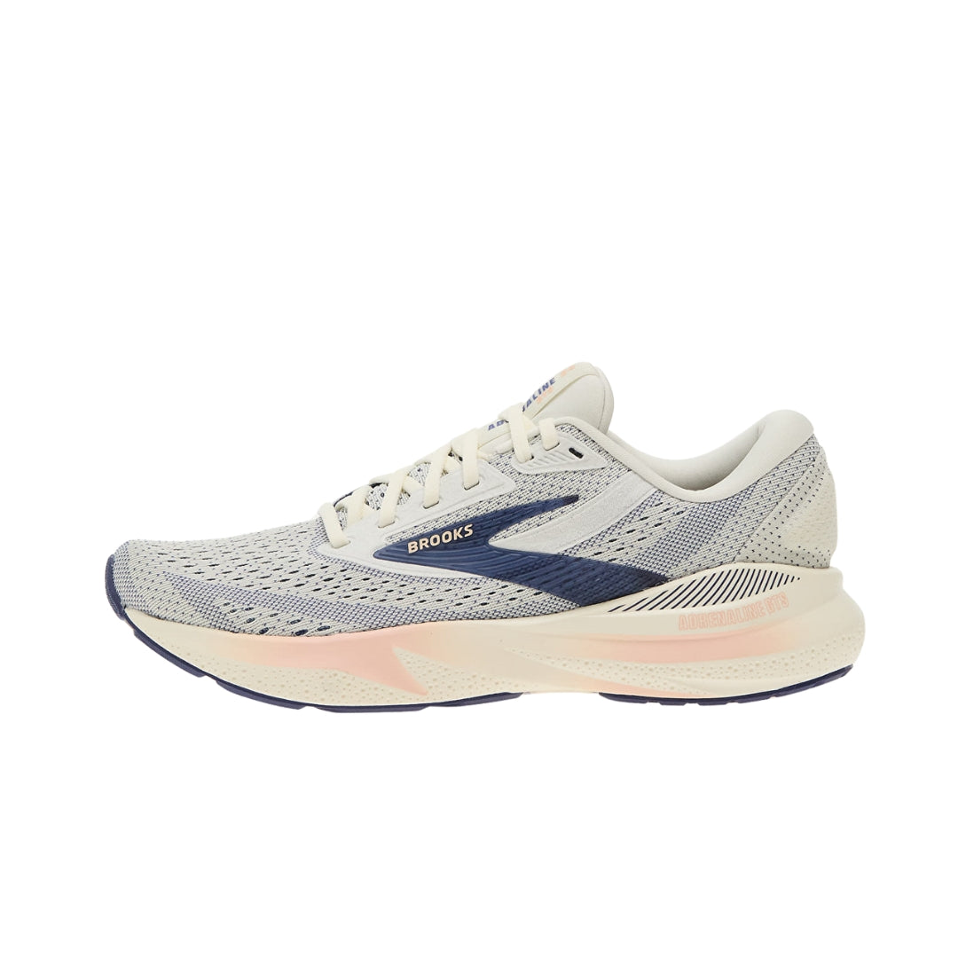 Brooks Adrenaline GTS 24 - Naisten juoksukengät - grey blue ribbon peach