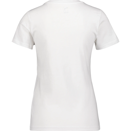 Puma Naisten Metallic Logo Tee White/Gold