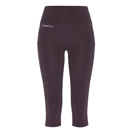 Craft ADV Essence Capri Tights 2 W Dk Plum Naisten Trikoot