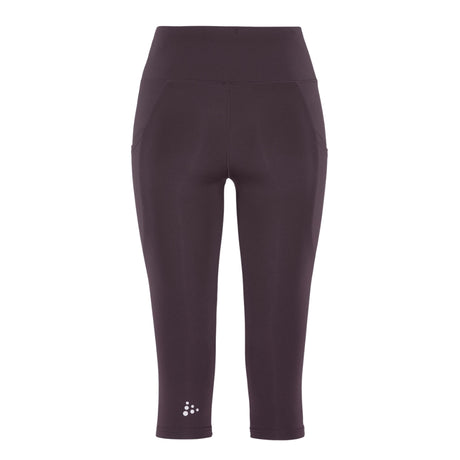 Craft ADV Essence Capri Tights 2 W Dk Plum Naisten Trikoot