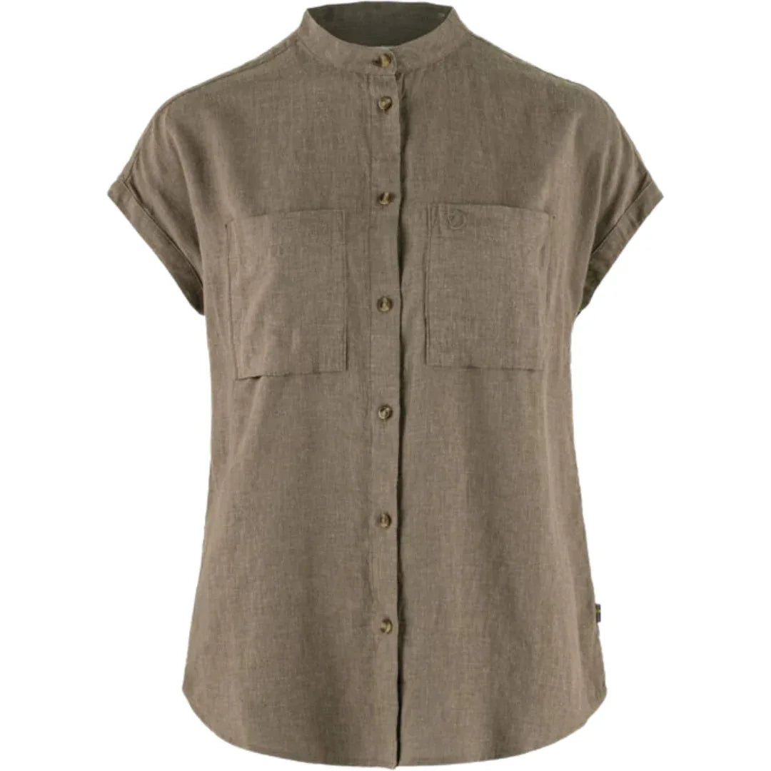 Fjällräven Övik Hemp Shirt SS - Naisten paita - Urheilu Pajala