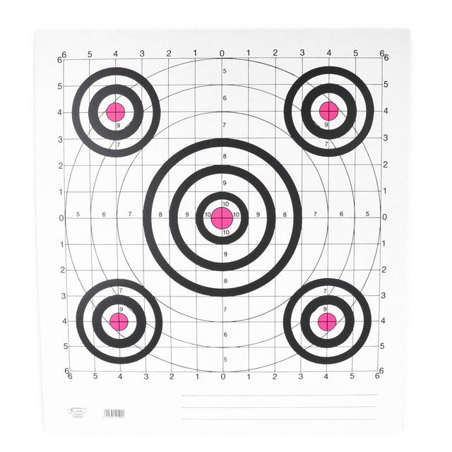 Kiväärin kohdistustaulu 30,5cm x 40 cm