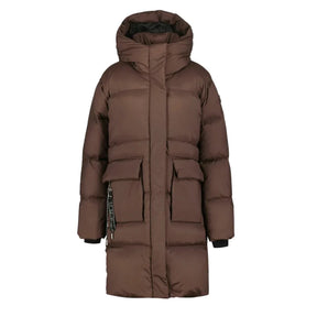 Luhta Inari - naisten keinountuvatakki, ruskea - Urheilu Pajala