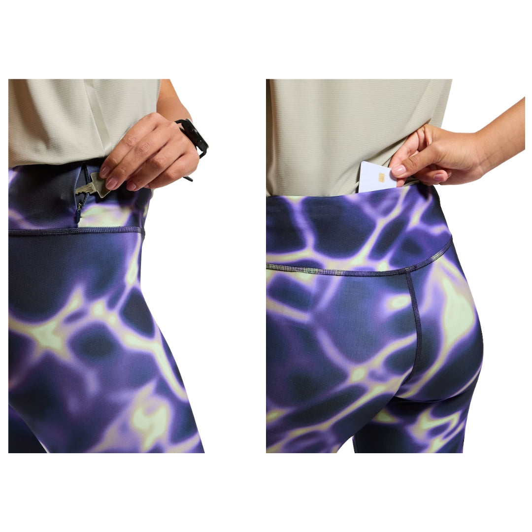 Odlo Zeroweight Print Tights - Naisten juoksutrikoot