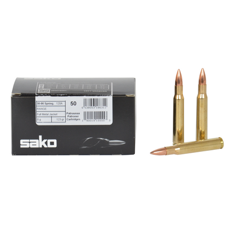Sako Range 30-06 Spring 8g FMJ kiväärin patruuna