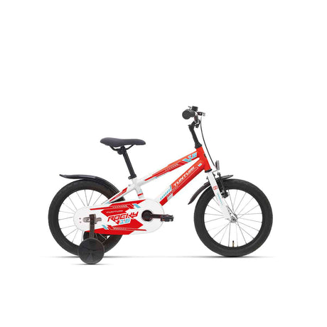 Tunturi Rocky 16" lasten polkupyörä Punainen-Valkoinen