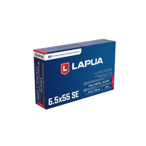 Lapua 6.5x55SE 6.5g FMJ kiväärin patruuna