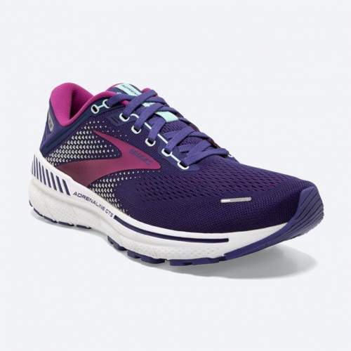 Brooks Adrenaline GTS 22 Naisten juoksukenkä Black/Purple/Coral 37,5
