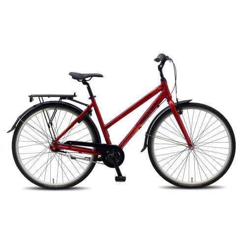 Helkama T7 7v naisten polkupyörä Tumman Punainen 46cm