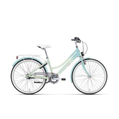 Tunturi Jade 24" 3-v nuorten polkupyörä Light Green-Coral 36cm